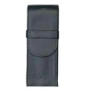 Image de ALASSIO - Etui à stylo, pour 3 stylos, noir, en cuir véritablefermeture à rabat, dimensions: 150 x 57 mm, livré sans contenu (2617) Jüscha