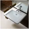 Image de Lavabo Renova Comfort Square - Sans trop plein - 65 x 55 cm - Accessible PMR - 128667000