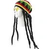 Image de Bonnet jamaïcain avec dreadlocks & lunettes