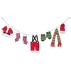 Image de Guirlande décorative corde à linge du Père Noël 140 cm