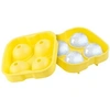Image de Moule à glaçons en silicone pour 4 glaçons sphériques XXL Ø 45 mm