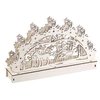 Image de Arche lumineuse en bois motif Père Noël & renne