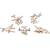 Image de : 5 maquettes 3D en bois : mini-aéronefs - 33 pièces
