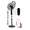 Image de Haushaltsgeräte : Ventilateur sur pied 60 W connecté, Ø 37 cm, compatible Amazon Alexa et Google Assistant