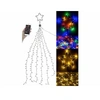Image de : Guirlande lumineuse effet cascade pour sapin de Noël, 180 LED, avec bluetooth & application