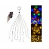 Image de : Guirlande lumineuse effet cascade pour sapin de Noël, 320 LED, avec bluetooth & application