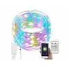 Image de Guirlande à LED RVB connectée compatible commandes vocales - 10 m