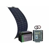 Image de : Kit panneau solaire 200 W avec régulateur de charge MPPT-110, batterie et câbles
