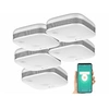 Image de : 5 détecteurs de fumée design connectés RWM-190.app