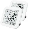 Image de : 2 thermomètres-hygromètres numériques avec écran E-Ink