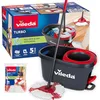 Image de Vileda - Turbo 3 en 1 - Balai Serpillière et Seau Essoreur à Pédale pour un Nettoyage Hygiénique - Mélanges de Microfibres Innovants - Laveur de Sol qui Retire 99% des Bactéries Juste avec de l'Eau en occasion ou reconditionné