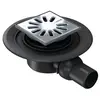 Image de Bonde de douche sortie horizontale WEDI avec grille carrée
