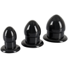 Image de Pack de 3 Plugs Mini fat noirs