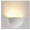 Image de Applique demi-sphère plâtre Plastra L28 cm - Blanc