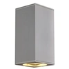 Image de Big theo up down out applique, carrée, gris argent, es111, max. 2x75w - - gris argent
