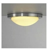 Image de Applique ronde en verre Melan D32 cm - Aluminium