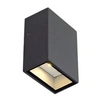 Image de Quad 1 applique, carrée, anthracite, led, 1x3w, 3000k