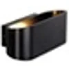 Image de Ossa 150 r7s, applique, ovale, noire, r7s 78mm, max. 100w, up down - - blanc