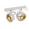 Image de KALU, 2 spots, QPAR111 plafonnier, blanc mat. ES111, max. 2x75W