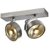 Image de KALU, 2 spots, QPAR111 plafonnier, alu brossé. ES111, max. 2x75W