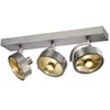 Image de KALU, 3 spots, QPAR111 plafonnier, alu brossé. ES111, max. 3x75W