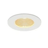 Image de PATTA-1 encastré plafond, rond, blanc, 12W, 3000K, 38°, alim incluse