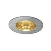 Image de Patta-1 encastré plafond rond alu brossé 12w, 3000k, 38°, alim incluse