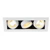 Image de KADUX 3 GU10 encastré carré, blanc, max. 3x50W
