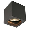 Image de BIG THEO OUT plafonnier, carré, anthracite, ES111, max. 75W