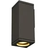 Image de Theo wall out applique, carrée, anthracite, gu10, max. 35w
