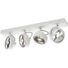 Image de Plafonnier applique KALU intérieur quadruple blanc GU10/QPAR111 4x75W max - - 1002024