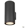 Image de Applique extérieure ENOLA ROUND UP/DOWN, rond, anthracite, LED, 53W, 3000K/4000K, IP65 - Taille L