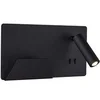 Image de Applique int. liseuse SOMNILA SPOT gauche noir LED 13W 3000K avec port USB - - 1003455