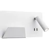 Image de Applique int. liseuse SOMNILA SPOT gauche blanc LED 13W 3000K avec port USB - - 1003457