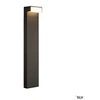 Image de Borne extérieure L-LINE OUT 50 horizontale avec LED intégrée, anthracite, Hauteur 80 cm pour éclairage extérieur
