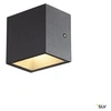 Image de Applique extérieure SITRA CUBE Up/Down anthracite avec LED intégrée - Taille S - 12 cm
