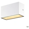 Image de Applique extérieure SITRA CUBE Up/Down blanc avec LED intégrée - Taille M - 20 cm
