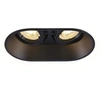 Image de Spot encastré intérieur HORN double noir GU10/QPAR51 25W max - - 1006121