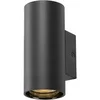 Image de Applique murale ASTO TUBE cylindrique GU10 1x max. 10W noir - - 1006441