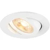 Image de Spot encastré NEW TRIA 68 int rond orientable blanc GU10 10W IP 20 - - 1007368