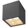 Image de Plafonnier S-CUBE 2700/3000 K 15W PHASE gris - - 1007461