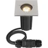 Image de Encastré de sol DASAR S carré 4W 3000K 24C IP67 cylindrique gris - - 1007681