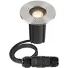 Image de Encastré de sol DASAR S rond 4W 3000 K 24C IP67 cylindrique gris - - 1007680