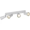Image de Applique et plafonnier PURI 2.0 Dome long quadruple 6W GU10 gris - - 1008355