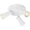 Image de Applique et plafonnier PURI 2.0 Cone rond 3triple 6W GU10 blanc - - 1008338