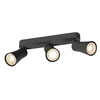Image de Applique et plafonnier PURI 2.0 Cone long triple 6W GU10 noir - - 1008324