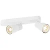 Image de Applique et plafonnier PURI 2.0 Dome asymétrique double 6W GU10 blanc - - 1008318