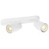 Image de Applique et plafonnier PURI 2.0 Tube asymétrique double 6W GU10 blanc - - 1008310