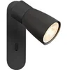 Image de Applique et plafonnier PURI 2.0 Dome interrupteur carré 6W GU10 noir - - 1008304