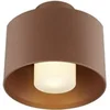 Image de Plafonnier PHOTONI CYL ext. cylindrique rouille E27 13W IP65 bord de mer - - 1008200